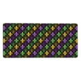 thumbnail image 2 of Disketp Mardi Gras1 Gaming Mouse Mat Long Extended Mouse Pad Desk Mat Non-Slip Rubber Mice Pads Stitched Edges(315.5 x 16 x 0.12 Inches), 2 of 8