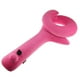 thumbnail image 1 of Almohada inflable de terciopelo para el cuello, ideal para trenes y oficinas, color rosa, 1 of 9