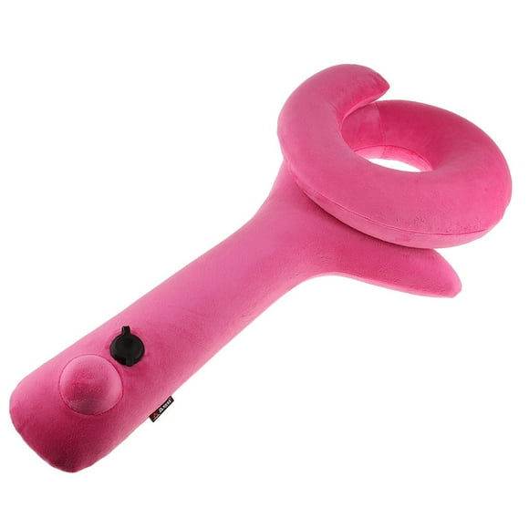 Almohadilla Inflable de Apoyo de cuello Hugo Almohada de viaje