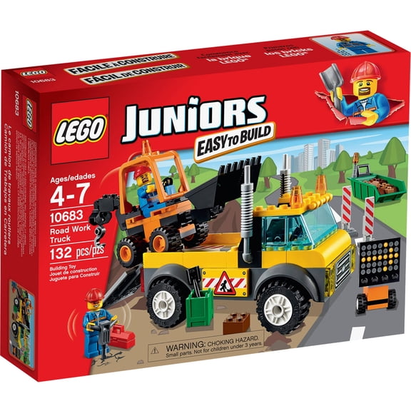 LEGO Juniors 10683 Road Work Truck Building Kit