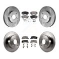 thumbnail image 1 of Transit Auto Front Rear Disc Brake Rotors and Ceramic Pads Kit for Car Toyota Camry Lexus ES300 K8T-101089, 1 of 11