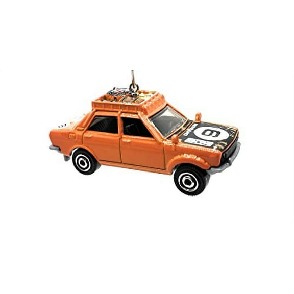 Christmas Ornament for 1970 Datsun S10 Rally Orange