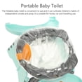 thumbnail image 5 of DRAFIDEEP Compact Potty Seat Black 1 Set 9.1x8.7x5.9in for Children Outdoor Activities, 5 of 6