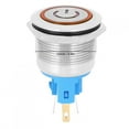 thumbnail image 3 of High  Metal Button Switch, Push Button Switch, Delicate Appearance For Switch Control Circuit Orange, 3 of 8