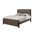 thumbnail image 1 of Topline Home Furnishings Grey Wood Texture King Bed Set, 1 of 2
