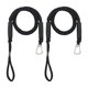 thumbnail image 1 of Yuarrent Bungee Dock Line Cuerda de barco para PWC para Pontón Barco de pesca Kayak Canoa Accs Negro Deportes acuáticos Negro 2 piezas, 1 of 1