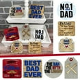 thumbnail image 6 of Pedty 1X Father's Day Tray Decoration (7Pcs)，Father's Day Tiered Tray Decor Wooden Table Signs Father's Day Wood Sign Best Dad Ever Tiered Tray Decor For Dad Gift Farmhouse Kitchen Shelf Decorations, 6 of 9