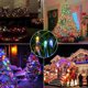 thumbnail image 5 of Luces LED navideñas, 8 modos, bajo voltaje, 75 pies, 200 luces LED de cadena con adaptador certificado UL de 30 V para exteriores e interiores, árbol de Navidad, boda, fiesta, dormitorio, decoración, 5 of 7