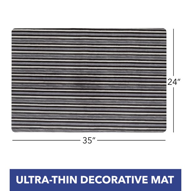 SoHome Smooth Step Ultra Thin Kitchen Mat, Waterproof/Stain Resistant