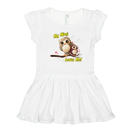 

Inktastic My Mimi Loves Me Owl Girls Toddler Dress