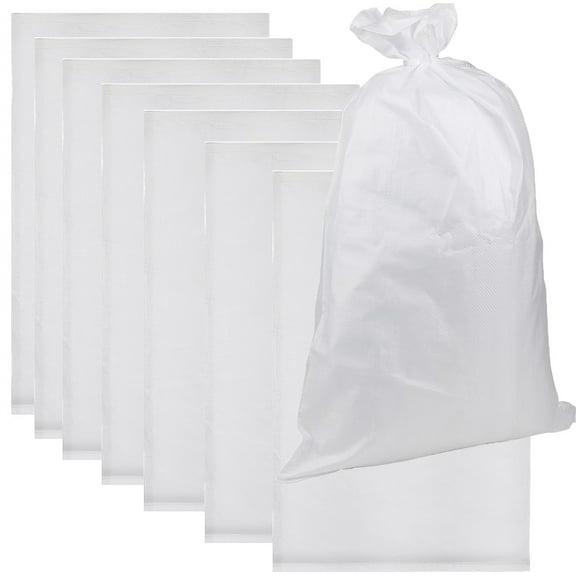 Heavy Duty Sand Bags,Happon 10 Pack Empty Woven Polypropylene Sandbags for Flood Control for Flood Control, Hurricane Flooding Protection, Daily Storage,15.7" x 23.6" inch