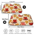 thumbnail image 3 of Balery Cups Of Tea Windshield Sun Shade, Car Front Window Sunshade Cover ,Automotive Interior Portected Blocks Uv Rays For Car Pickup Truck Suv Accessories- Medium, 3 of 7