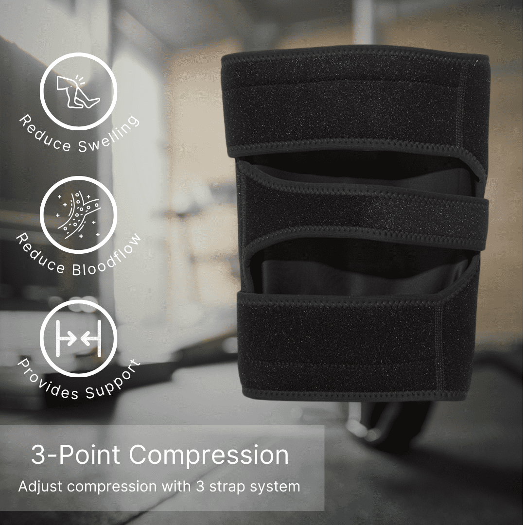 NatraCure Hot and Cold Knee Wrap Brace Support – (731-02-RET) – Reusable Ice Pack Compression for Meniscus & ACL Tear, Sports Injury, and Arthritis Joint Pain Relief