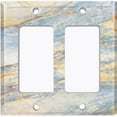 thumbnail image 6 of Metal Light Switch Plate Outlet Cover (Image of Marble Blue MAR014), 6 of 13