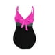 thumbnail image 5 of Ploknplq Tankini Swimsuits for Women,Bathing Suits,Plus Size Swimsuit for Women,Swimsuit Metal Bathing Suit Slimming Full Coverage,Womens One Piece Swimsuits,Swim Suits for Women 2025 Hot Pink S, 5 of 5