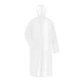 thumbnail image 1 of MIASHUI Poncho de Pluie pour Adultes Léger Réutilisable Vestes de Protection contre la Pluie, Blanc, Taille Unique, 1 of 5