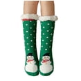 thumbnail image 2 of Hot Sales Womens Crew Socks Under $5 GIJNRIUIUA Multicolor Crew Socks Women's Winter Soft Warm Fuzzy Fleece-Lined Grippers Slipper Socks Running Socks, 2 of 5