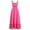 Hot Pink, variant on IBTOM CASTLE Women's Summer Casual Dress Spaghetti Long Maxi Sundress Elegant Empire Waist Beach Trendy Weeding Guest Dress M Orange Floral Print