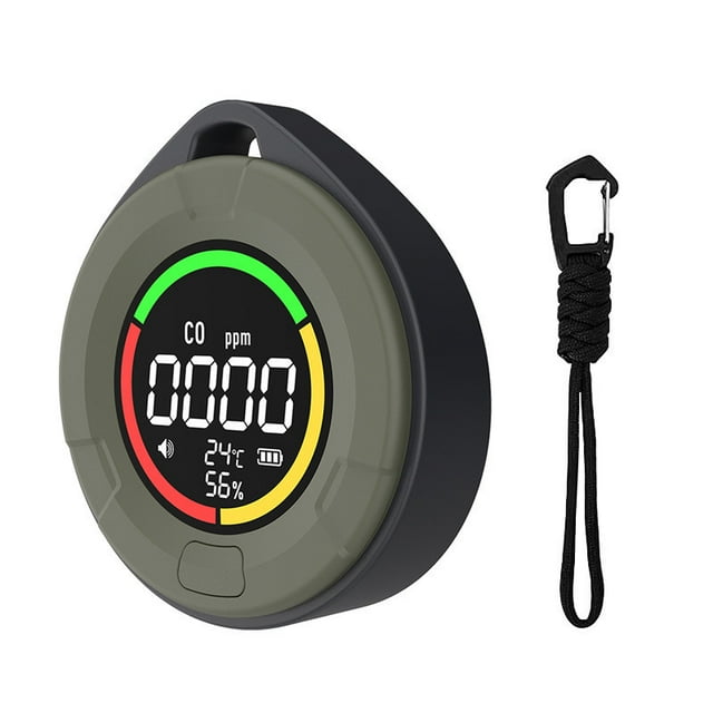 Detectores de Monóxido de Carbono 4 en 1 Detector Portátil de Monóxido de Carbono para Co Tvoc Monitoreo de Temperatura Y Humedad Medidor de Monóxido de Carbono