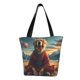thumbnail image 1 of Balery Meditating Golden Retriever Bolsa de Hombro con Diseño, Bolsa Grande y Duradera, Bolsa Versátil para Compras, 1 of 6