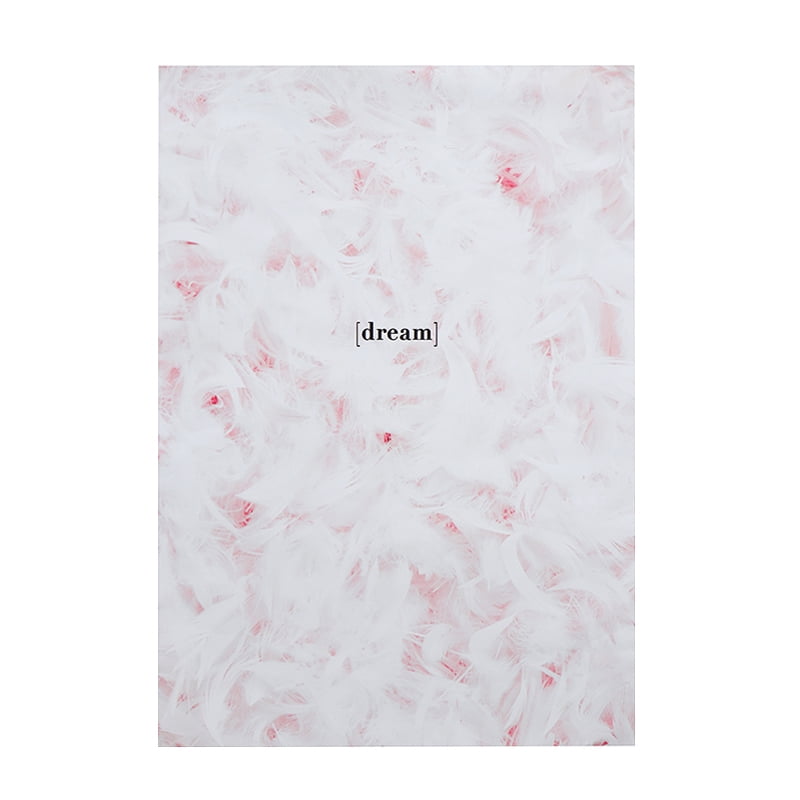 Nordic Letter Feather Flower Pink Canvas Posters Quote Wall Art Print Home Decor