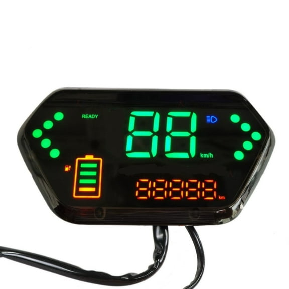 Electric Vehicle Display Instrument 48V 60V 72V Odometer And Speedometer For Two Wheeled And Three Wheeled Use