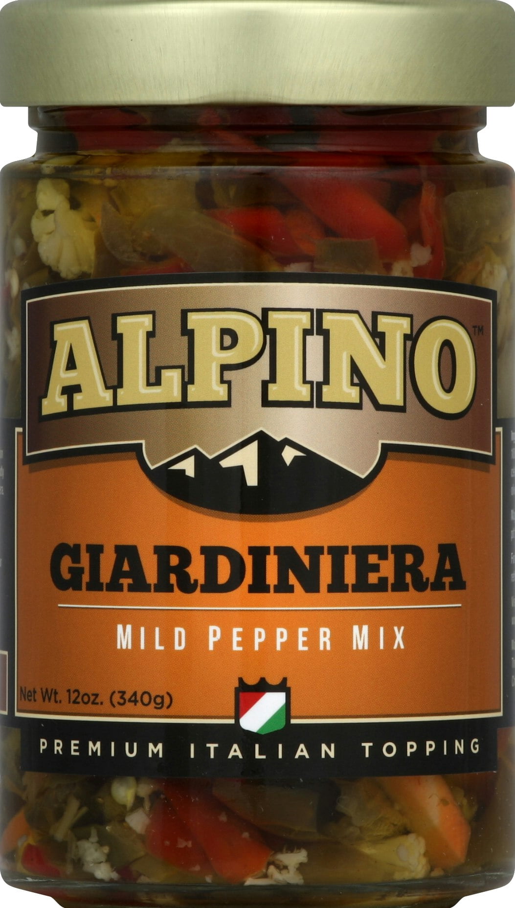 Alpino Mild Giardiniera Pepper Mix 12 oz (Pack Of 6)