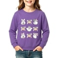 thumbnail image 4 of WhouRiu Girls Halloween Graphic Sweatshirt Long Sleeve Crew Neck Pullover Kids Autumn Winter Comfortable Cute Sweatshirts,9-10 Years, 4 of 4