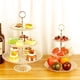 thumbnail image 5 of ER Plato de pastel de 3 capas Decoración de restaurante de pastelería de pastelería de 3 capas extraíble brillar Electrónica, 5 of 5