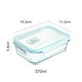 thumbnail image 5 of Sylvtty Glass Lunchbox Bento Box Divided Meal Prep Containers with Lids Stackable Reusable Food Storage Containers, 5 of 7