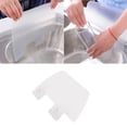 thumbnail image 3 of Deflector antisalpicaduras para lavabo, protector de agua del fregadero, antisalpicaduras, para el hogar, cocina y baño, 2 uds., 3 of 4