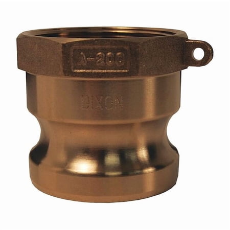 Dixon Cam and Groove Adapter 3/4 Brass G75-A-BR