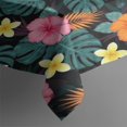 thumbnail image 3 of Pioneer Flower Floral Print Pattern Rectangle Tablecloth 60"x84", Waterproof Polyester Table Cloth, Wipeable Spillproof for Dining Camping Indoor Outdoor, 3 of 5