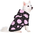 thumbnail image 2 of Fotbe Pink Groovy Disco Ball Sudadera con Estampado para Perros Pequeños – Suéter con Capucha para Mascotas, Tela Suave de Forro Polar con Bolsillo-XX-Large, 2 of 7