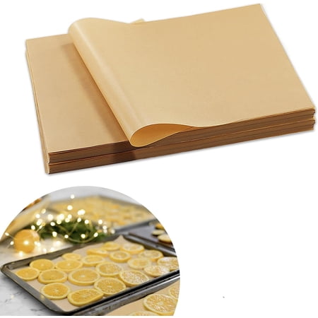 Cterwk 100 Pcs Non-Stick Parchment Paper Sheets 8 x 8 Inches Disposable Paper Liners Precut Parchment Paper for Baking Cooking Grilling Picnic