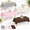 Beige Macaron Pink Coffee Cow Print-12, variant on Gradient Blue 12 Pack Disposable Plastic Rectangle Tablecloths 54x108 Inch