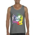 thumbnail image 1 of Artix - Men's Tank Top for Men, up to Men Size 3XL - Space Cat, 1 of 5