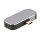 thumbnail image 3 of USB C Hub multifuncional 3 en 1 tipo C macho A DP USB A tipo C hembra estación de acoplamiento para Windows para Android para OS X, 3 of 5