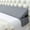 Grey, variant on Extra Long Bed Wedge Pillow - Grey Twin Size Headboard & Mattice Gap Filler, Bed Bolster for Back Support, Dorm, RV, Hotel & Home Decor Must Haves