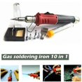 thumbnail image 2 of 10-in-1 Auto Ignition Butane Gas Torch Soldering Iron Set Cordless With Tool Box, 2 of 5