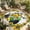 Yellow Green Black, variant on Flower Gnomes Outdoor Rug for Patio/Deck/Porch, Non-Slip Large Area Rug 6 x 9 Ft, Yellow Botanical Floral Plaid Star Bee Indoor Outdoor Rugs Washable Area Rugs, Reversible Camping Rug Carpet Runner
