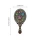 thumbnail image 2 of 1 Set of Girl Hand Mirror Adorable Makeup Mirror Household Mirror with Comb, 2 of 3
