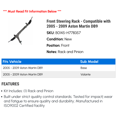 thumbnail image 2 of Front Steering Rack - Compatible with 2005 - 2009 Aston Martin DB9 2006 2007 2008, 2 of 2