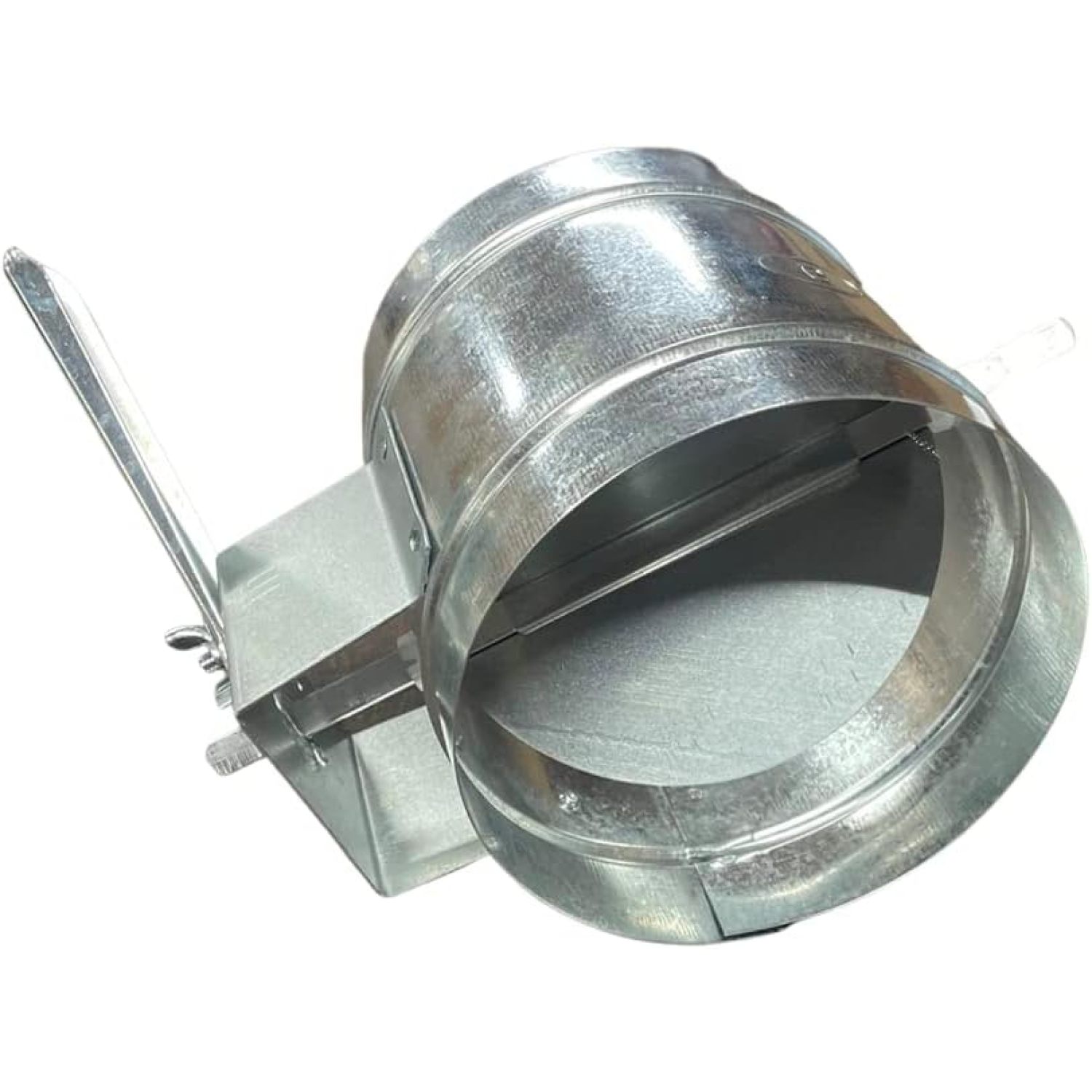 6in HVAC Duct Manual Volume Damper with 11/2" Handle Galvanized