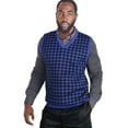 thumbnail image 3 of Blue Ocean Mens Houndstooth Sweater Vest (sv-777), 3 of 4