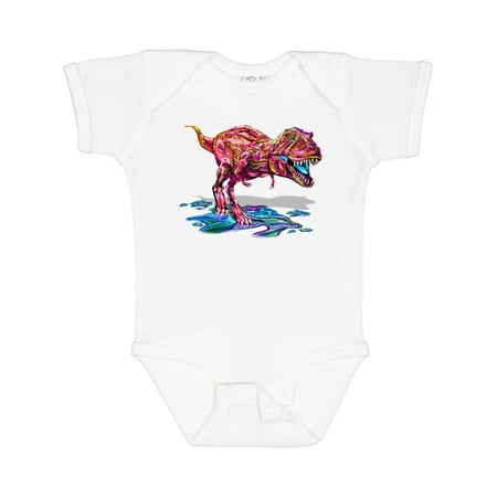 

Inktastic Colorful T-Rex Gift Baby Boy or Baby Girl Bodysuit