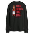 thumbnail image 2 of Budweiser - This Buds For You - Men's Long Sleeve Graphic T-Shirt, 2 of 4