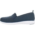 thumbnail image 2 of Women's Propet Travel Fit Slip On Sneaker Navy/Grey Knit Mesh, 2 of 4