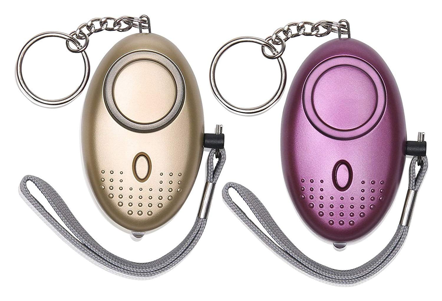 Personal Alarm For Women 140db Emergency Self Defense Security Alarm Keychain With Led Light For Women Kids And Elders 2 Pack Walmart Com