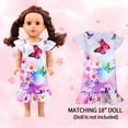 thumbnail image 4 of HYCLES Doll and Girl Matching Nightgown, Outfit Pajamas Night Dress for Girls and 18" Dolls Clothes, 4 of 7